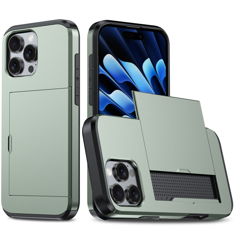 Capa de telemóvel armadura anti-choque com slot para cartão, para iPhone Air, para iPhone 16 Pro Max, para iPhone 16 Pro, para iPhone 16 Plus