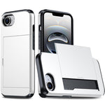 Capa de Telemóvel Blindada Antichoque com Slot para Cartão, Para iPhone 17e / 16e, Para iPhone 17 Pro Max, Para iPhone 17 Pro, Para iPhone 17