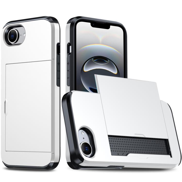 Capa de Telemóvel Blindada Antichoque com Slot para Cartão, Para iPhone 17e / 16e, Para iPhone 17 Pro Max, Para iPhone 17 Pro, Para iPhone 17