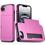 Capa de Telemóvel Blindada Antichoque com Slot para Cartão, Para iPhone 17e / 16e, Para iPhone 17 Pro Max, Para iPhone 17 Pro, Para iPhone 17