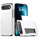 Capa de telemóvel armadura anti-choque com slot para cartão, para iPhone Air, para iPhone 16 Pro Max, para iPhone 16 Pro, para iPhone 16 Plus