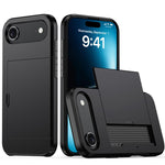 Capa de telemóvel armadura anti-choque com slot para cartão, para iPhone Air, para iPhone 16 Pro Max, para iPhone 16 Pro, para iPhone 16 Plus