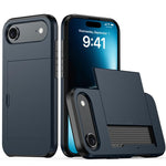 Capa de telemóvel armadura anti-choque com slot para cartão, para iPhone Air, para iPhone 16 Pro Max, para iPhone 16 Pro, para iPhone 16 Plus