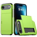 Capa de telemóvel armadura anti-choque com slot para cartão, para iPhone Air, para iPhone 16 Pro Max, para iPhone 16 Pro, para iPhone 16 Plus