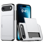 Capa de telemóvel armadura anti-choque com slot para cartão, para iPhone Air, para iPhone 16 Pro Max, para iPhone 16 Pro, para iPhone 16 Plus