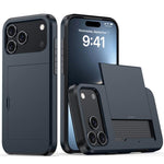 Capa de Telemóvel Blindada Antichoque com Slot para Cartão, Para iPhone 17e / 16e, Para iPhone 17 Pro Max, Para iPhone 17 Pro, Para iPhone 17