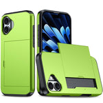 Capa de Telemóvel Blindada Antichoque com Slot para Cartão, Para iPhone 17e / 16e, Para iPhone 17 Pro Max, Para iPhone 17 Pro, Para iPhone 17