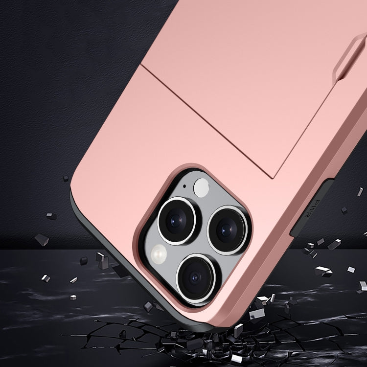 Capa de Telemóvel Blindada Antichoque com Slot para Cartão, Para iPhone 17e / 16e, Para iPhone 17 Pro Max, Para iPhone 17 Pro, Para iPhone 17