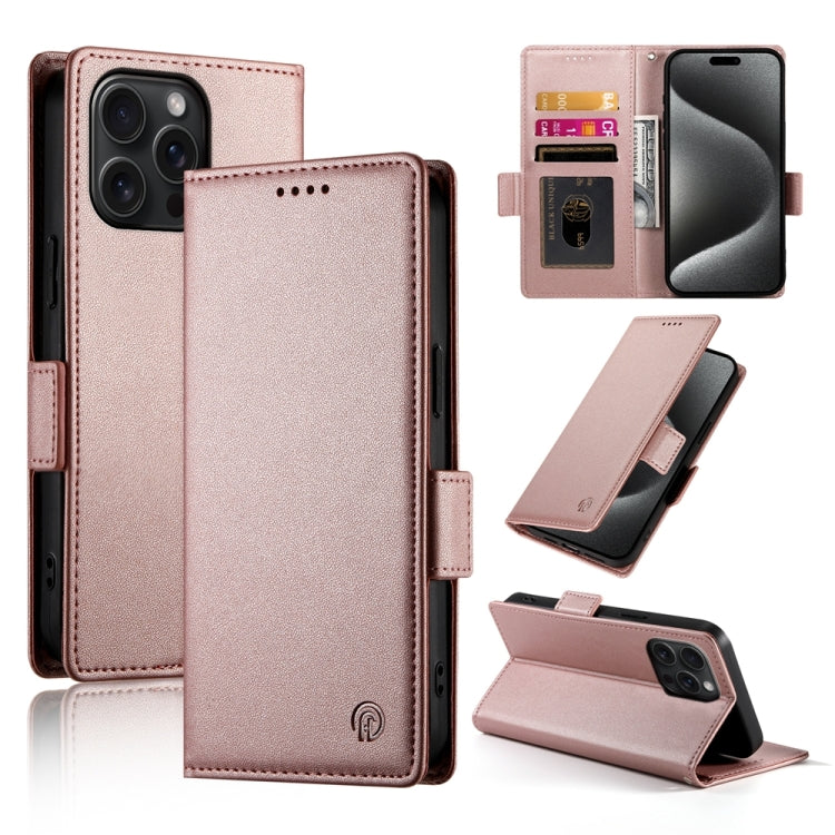 Capa para telemóvel em pele fosca magnética com fivela lateral, Para iPhone 16 Pro, Para iPhone 16 Plus, Para iPhone 16, Para iPhone 15 Pro Max, Para iPhone 15 Pro, Para iPhone 15 Plus