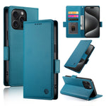Capa para telemóvel em pele fosca magnética com fivela lateral, Para iPhone 16 Pro, Para iPhone 16 Plus, Para iPhone 16, Para iPhone 15 Pro Max, Para iPhone 15 Pro, Para iPhone 15 Plus