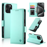 Capa para telemóvel em pele fosca magnética com fivela lateral, Para iPhone 16 Pro, Para iPhone 16 Plus, Para iPhone 16, Para iPhone 15 Pro Max, Para iPhone 15 Pro, Para iPhone 15 Plus