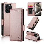 Capa para telemóvel em pele fosca magnética com fivela lateral, Para iPhone 16 Pro, Para iPhone 16 Plus, Para iPhone 16, Para iPhone 15 Pro Max, Para iPhone 15 Pro, Para iPhone 15 Plus
