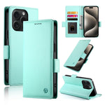 Capa para telemóvel em pele fosca magnética com fivela lateral, Para iPhone 16 Pro, Para iPhone 16 Plus, Para iPhone 16, Para iPhone 15 Pro Max, Para iPhone 15 Pro, Para iPhone 15 Plus