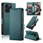 Capa para telemóvel em pele fosca magnética com fivela lateral, Para iPhone 16 Pro, Para iPhone 16 Plus, Para iPhone 16, Para iPhone 15 Pro Max, Para iPhone 15 Pro, Para iPhone 15 Plus