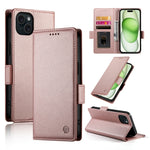 Capa para telemóvel em pele fosca magnética com fivela lateral, Para iPhone 16 Pro, Para iPhone 16 Plus, Para iPhone 16, Para iPhone 15 Pro Max, Para iPhone 15 Pro, Para iPhone 15 Plus