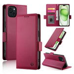 Capa para telemóvel em pele fosca magnética com fivela lateral, Para iPhone 16 Pro, Para iPhone 16 Plus, Para iPhone 16, Para iPhone 15 Pro Max, Para iPhone 15 Pro, Para iPhone 15 Plus
