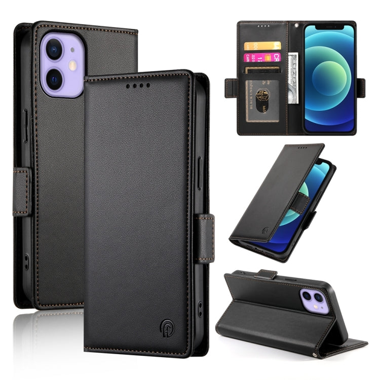 Capa para telemóvel em pele fosca magnética com fivela lateral, Para iPhone 12 mini, Para iPhone 11 Pro Max, Para iPhone 11, Para iPhone 11 Pro, Para iPhone X / XS, Para iPhone XR