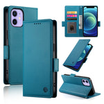 Capa para telemóvel em pele fosca magnética com fivela lateral, Para iPhone 12 mini, Para iPhone 11 Pro Max, Para iPhone 11, Para iPhone 11 Pro, Para iPhone X / XS, Para iPhone XR