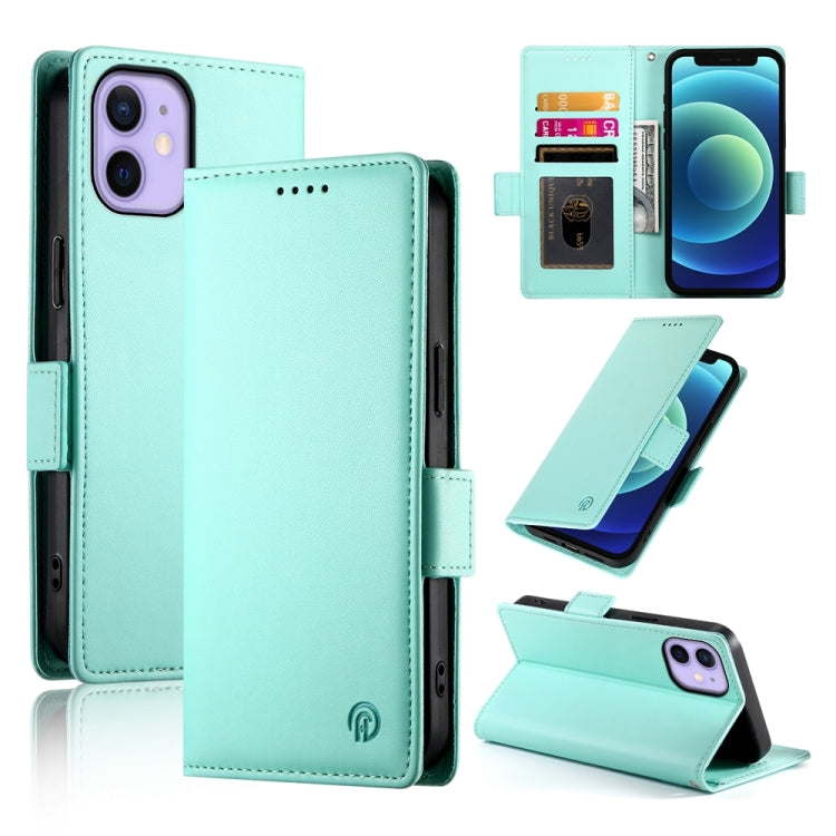 Capa para telemóvel em pele fosca magnética com fivela lateral, Para iPhone 12 mini, Para iPhone 11 Pro Max, Para iPhone 11, Para iPhone 11 Pro, Para iPhone X / XS, Para iPhone XR