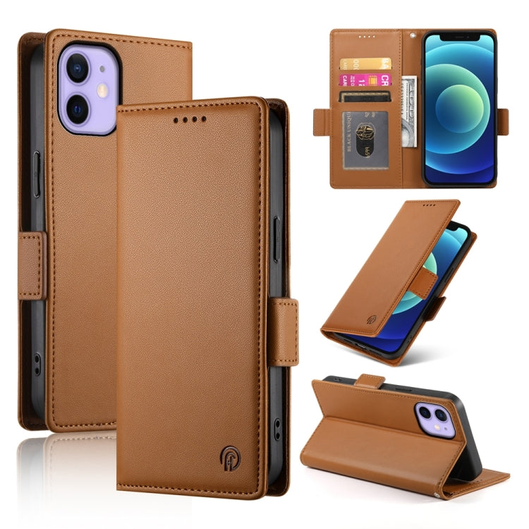 Capa para telemóvel em pele fosca magnética com fivela lateral, Para iPhone 12 mini, Para iPhone 11 Pro Max, Para iPhone 11, Para iPhone 11 Pro, Para iPhone X / XS, Para iPhone XR