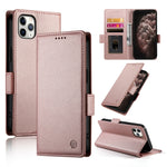 Capa para telemóvel em pele fosca magnética com fivela lateral, Para iPhone 12 mini, Para iPhone 11 Pro Max, Para iPhone 11, Para iPhone 11 Pro, Para iPhone X / XS, Para iPhone XR