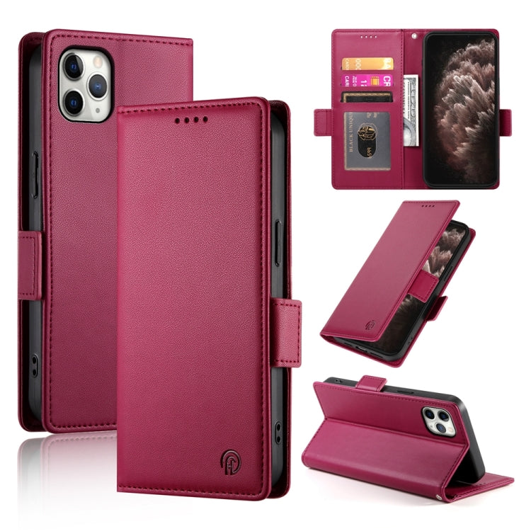 Capa para telemóvel em pele fosca magnética com fivela lateral, Para iPhone 12 mini, Para iPhone 11 Pro Max, Para iPhone 11, Para iPhone 11 Pro, Para iPhone X / XS, Para iPhone XR