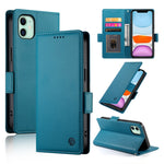 Capa para telemóvel em pele fosca magnética com fivela lateral, Para iPhone 12 mini, Para iPhone 11 Pro Max, Para iPhone 11, Para iPhone 11 Pro, Para iPhone X / XS, Para iPhone XR