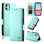 Capa para telemóvel em pele fosca magnética com fivela lateral, Para iPhone 12 mini, Para iPhone 11 Pro Max, Para iPhone 11, Para iPhone 11 Pro, Para iPhone X / XS, Para iPhone XR