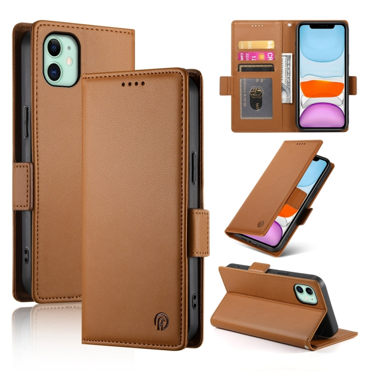 Capa para telemóvel em pele fosca magnética com fivela lateral, Para iPhone 12 mini, Para iPhone 11 Pro Max, Para iPhone 11, Para iPhone 11 Pro, Para iPhone X / XS, Para iPhone XR