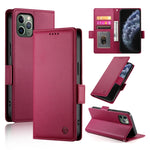 Capa para telemóvel em pele fosca magnética com fivela lateral, Para iPhone 12 mini, Para iPhone 11 Pro Max, Para iPhone 11, Para iPhone 11 Pro, Para iPhone X / XS, Para iPhone XR