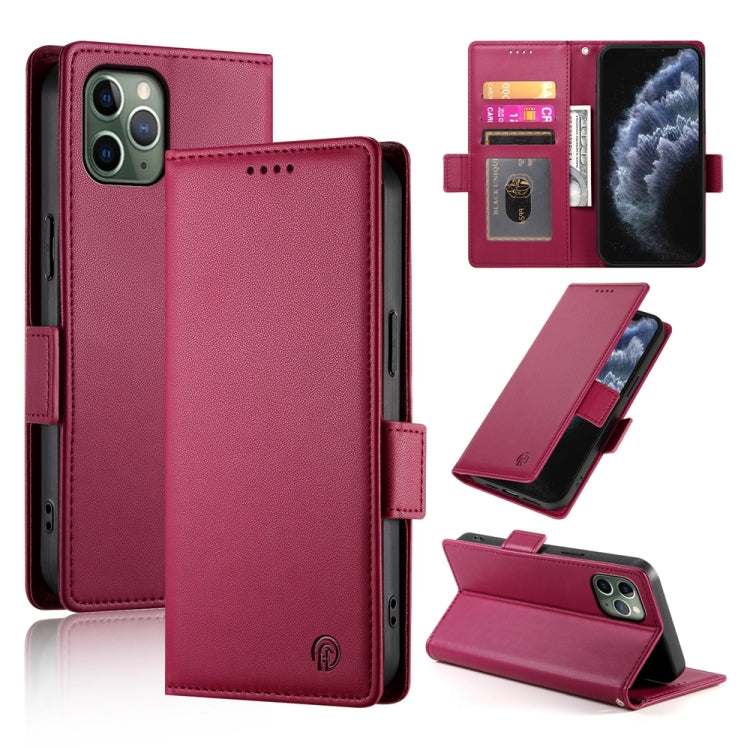 Capa para telemóvel em pele fosca magnética com fivela lateral, Para iPhone 12 mini, Para iPhone 11 Pro Max, Para iPhone 11, Para iPhone 11 Pro, Para iPhone X / XS, Para iPhone XR
