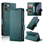Capa para telemóvel em pele fosca magnética com fivela lateral, Para iPhone 12 mini, Para iPhone 11 Pro Max, Para iPhone 11, Para iPhone 11 Pro, Para iPhone X / XS, Para iPhone XR