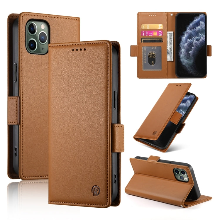 Capa para telemóvel em pele fosca magnética com fivela lateral, Para iPhone 12 mini, Para iPhone 11 Pro Max, Para iPhone 11, Para iPhone 11 Pro, Para iPhone X / XS, Para iPhone XR