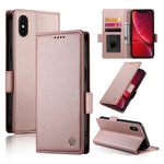 Capa para telemóvel em pele fosca magnética com fivela lateral, Para iPhone 12 mini, Para iPhone 11 Pro Max, Para iPhone 11, Para iPhone 11 Pro, Para iPhone X / XS, Para iPhone XR