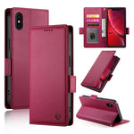Capa para telemóvel em pele fosca magnética com fivela lateral, Para iPhone 12 mini, Para iPhone 11 Pro Max, Para iPhone 11, Para iPhone 11 Pro, Para iPhone X / XS, Para iPhone XR