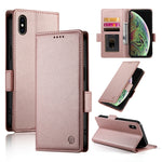Capa de Telemóvel em Pele Fosca Magnética com Fivela Lateral, Para iPhone XS Max, Para iPhone 8 Plus / 7 Plus