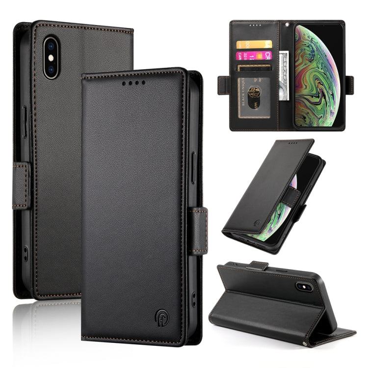 Capa de Telemóvel em Pele Fosca Magnética com Fivela Lateral, Para iPhone XS Max, Para iPhone 8 Plus / 7 Plus