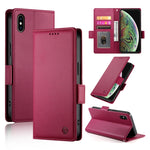 Capa de Telemóvel em Pele Fosca Magnética com Fivela Lateral, Para iPhone XS Max, Para iPhone 8 Plus / 7 Plus