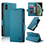 Capa de Telemóvel em Pele Fosca Magnética com Fivela Lateral, Para iPhone XS Max, Para iPhone 8 Plus / 7 Plus