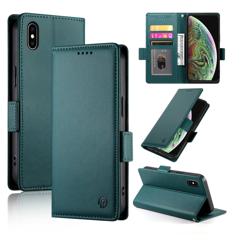 Capa de Telemóvel em Pele Fosca Magnética com Fivela Lateral, Para iPhone XS Max, Para iPhone 8 Plus / 7 Plus