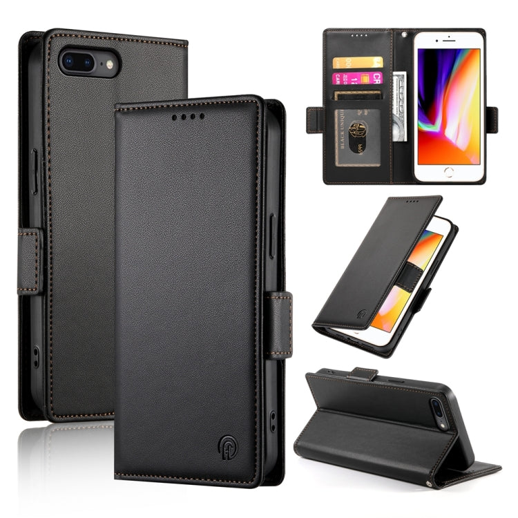Capa de Telemóvel em Pele Fosca Magnética com Fivela Lateral, Para iPhone XS Max, Para iPhone 8 Plus / 7 Plus