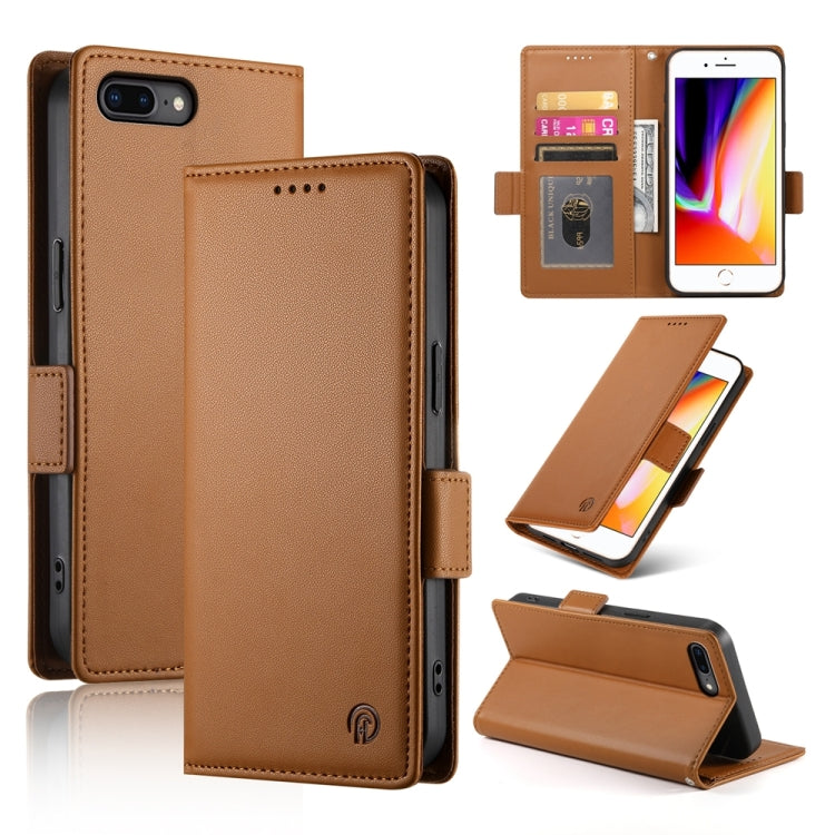 Capa de Telemóvel em Pele Fosca Magnética com Fivela Lateral, Para iPhone XS Max, Para iPhone 8 Plus / 7 Plus