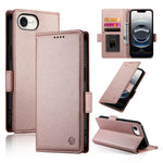 Capa para telemóvel em pele fosca magnética com fivela lateral, Para iPhone 17e / 16e, Para iPhone 17 Pro Max, Para iPhone 17 Pro, Para iPhone 17, Para iPhone Air, Para iPhone 16 Pro Max