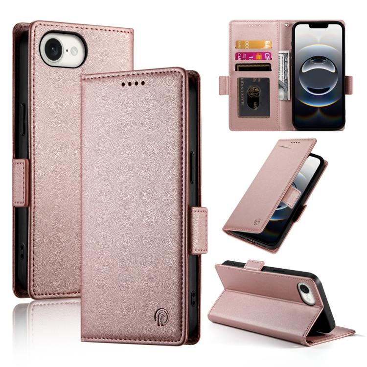 Capa para telemóvel em pele fosca magnética com fivela lateral, Para iPhone 17e / 16e, Para iPhone 17 Pro Max, Para iPhone 17 Pro, Para iPhone 17, Para iPhone Air, Para iPhone 16 Pro Max