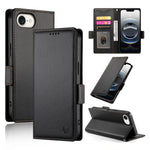 Capa para telemóvel em pele fosca magnética com fivela lateral, Para iPhone 17e / 16e, Para iPhone 17 Pro Max, Para iPhone 17 Pro, Para iPhone 17, Para iPhone Air, Para iPhone 16 Pro Max