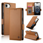Capa para telemóvel em pele fosca magnética com fivela lateral, Para iPhone 17e / 16e, Para iPhone 17 Pro Max, Para iPhone 17 Pro, Para iPhone 17, Para iPhone Air, Para iPhone 16 Pro Max