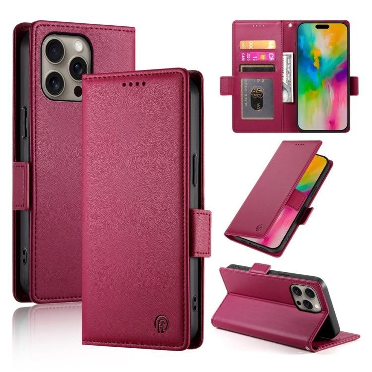 Capa para telemóvel em pele fosca magnética com fivela lateral, Para iPhone 17e / 16e, Para iPhone 17 Pro Max, Para iPhone 17 Pro, Para iPhone 17, Para iPhone Air, Para iPhone 16 Pro Max