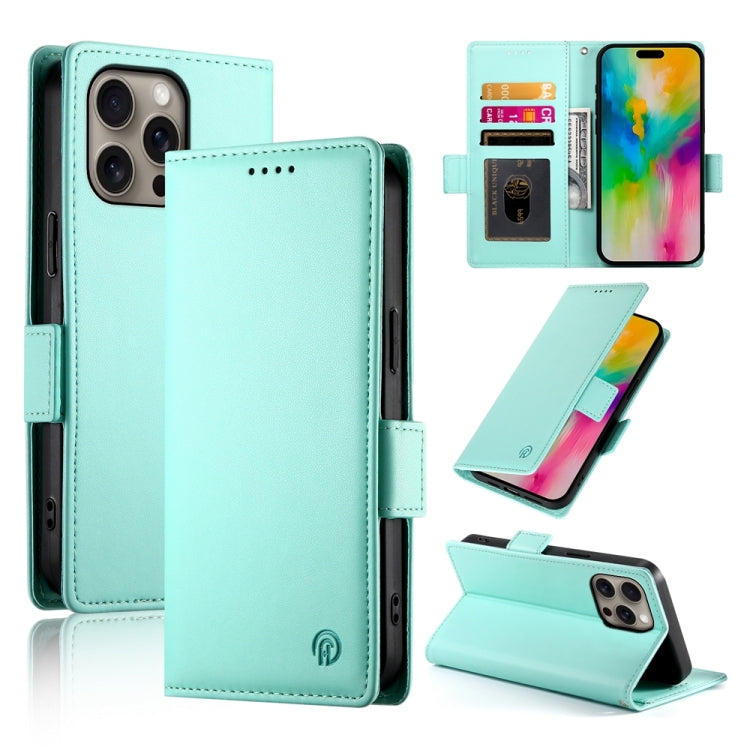 Capa para telemóvel em pele fosca magnética com fivela lateral, Para iPhone 17e / 16e, Para iPhone 17 Pro Max, Para iPhone 17 Pro, Para iPhone 17, Para iPhone Air, Para iPhone 16 Pro Max