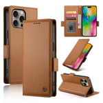 Capa para telemóvel em pele fosca magnética com fivela lateral, Para iPhone 17e / 16e, Para iPhone 17 Pro Max, Para iPhone 17 Pro, Para iPhone 17, Para iPhone Air, Para iPhone 16 Pro Max