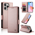 Capa para telemóvel em pele fosca magnética com fivela lateral, Para iPhone 16 Pro, Para iPhone 16 Plus, Para iPhone 16, Para iPhone 15 Pro Max, Para iPhone 15 Pro, Para iPhone 15 Plus